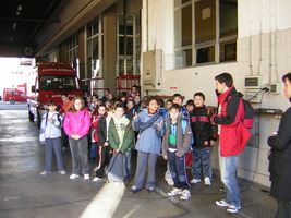 Visita al parque de bomberos